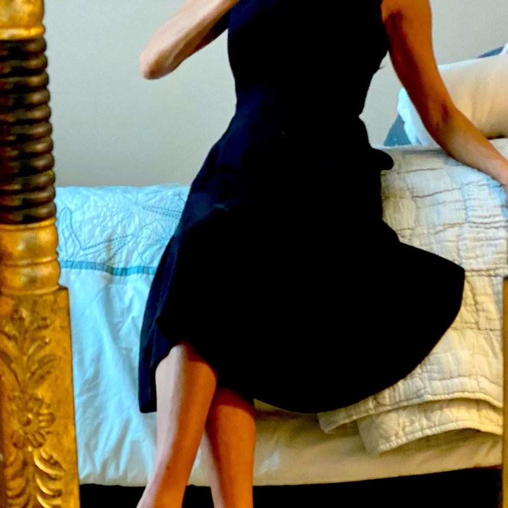 An exquisite black A-line dress from WhiteHouse BlackMarket size 4